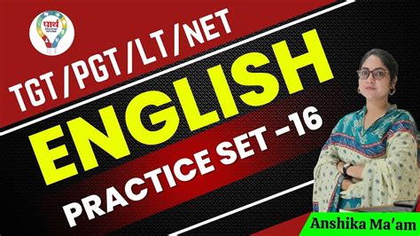 Tgt Pgt Lt Gic English Practice Set Tgt Pgt Lt Gic