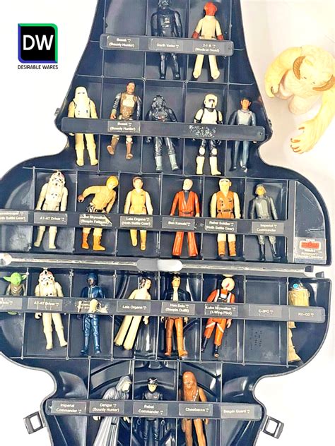 Star Wars Figure Lot With Darth Vader Collectors Case Vintage Kenner Ebay