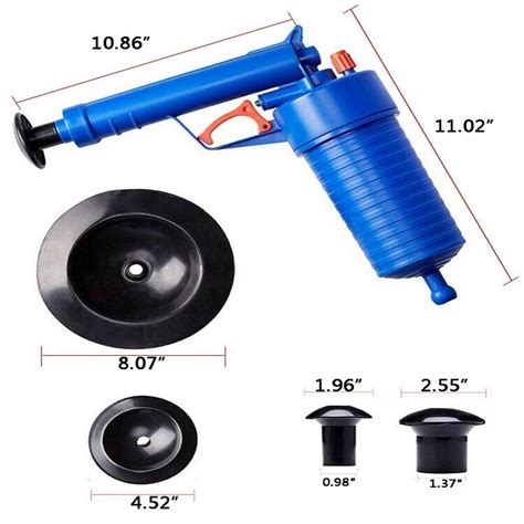 High Pressure Air Drain Blaster Pump Sink Pipe Cleaning