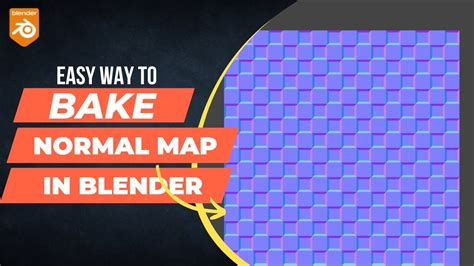 How To Bake The Normal Map In Blender Blender Youtube