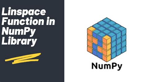 Linspace Function Numpy Library Python Tutorial Youtube