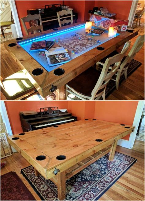 20 Free DIY Gaming Table Plans with PDF | Tavolo da poker, Giochi da ...