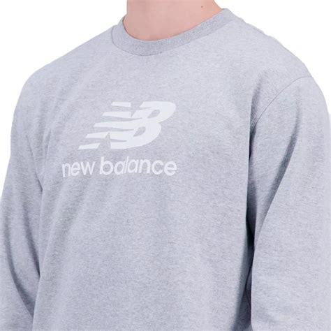 Sweatshirt New Balance Essentials Stacked Logo Fleece Crew Athletic