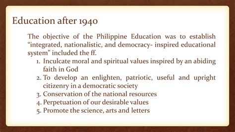 Historical Foundations Of Philippine Educationpptx Free Download