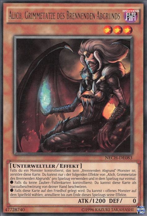 Recollectibles Sammelkarte Yugioh Karte Alich Grimmetatze Des