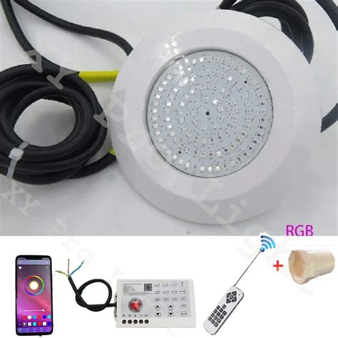 Lampe De Piscine Led Rvb W Bluetooth T L Commande Dc V Lumi Re Sous