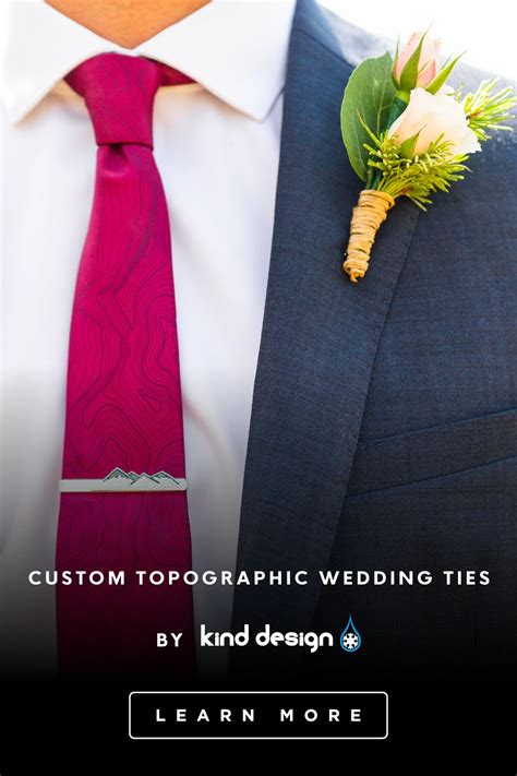 Custom Topographic Wedding Ties Wedding Ties Wedding Unique Ties