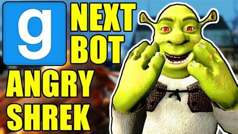 Garrys Mod Next Bot Angry Shrek Has Invaded The Corn Field Comedy