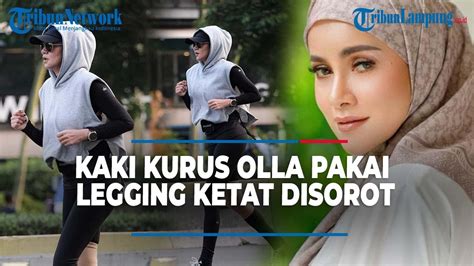 Kaki Kurus Olla Ramlan Pakai Celana Legging Ketat Disorot