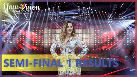 Yourvision Song Contest Semi Final Results Youtube