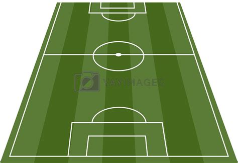 Football soccer field pitch vector by xprmntl Vectors & Illustrations ...