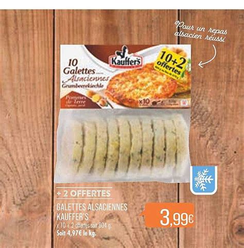 Promo Galettes Alsaciennes Kauffer S Chez Match Icatalogue Fr