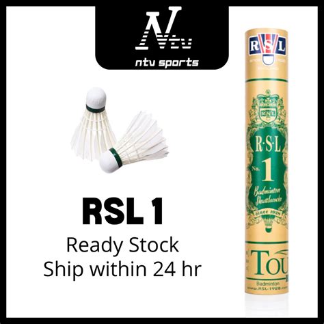 Ready Stock Rsl Rsl Rsl Gold Tourney Badminton Shuttlecock Shopee