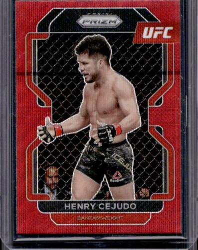 Prizm Ufc Henry Cejudo Red Wave Prizm Bantamweight Ebay