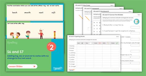 Year 2 Spelling Resource Pack S6 And S7 Classroom Secrets Classroom Secrets