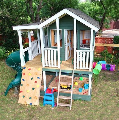 Randy S Ranch Playhouse Plan・2 Sizes Backyard Playground Playhouse Plan Backyard Play