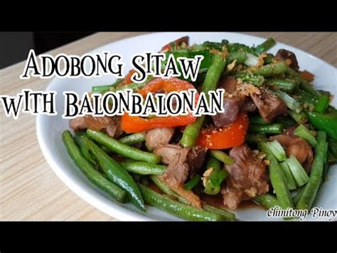 Adobong Sitaw With Balonbalonan Gizzards My Own Version Youtube