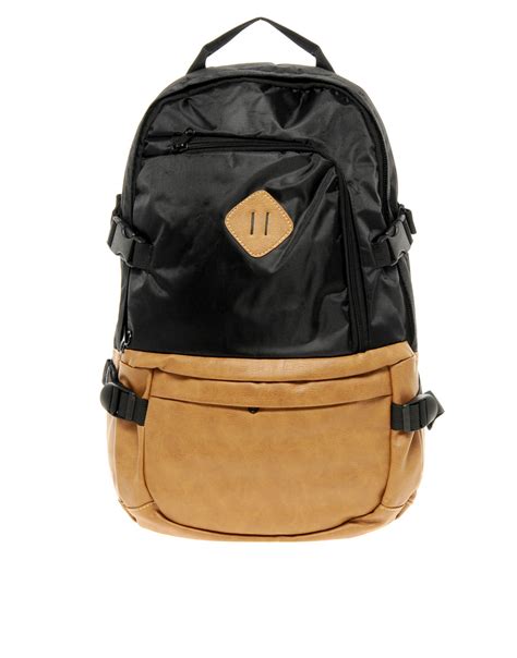 River Island Tech Backpack in Black for Men | Lyst