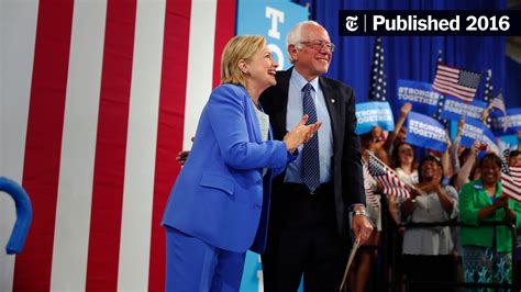 Bernie Sanders Endorses Hillary Clinton Hoping To Unify Democrats