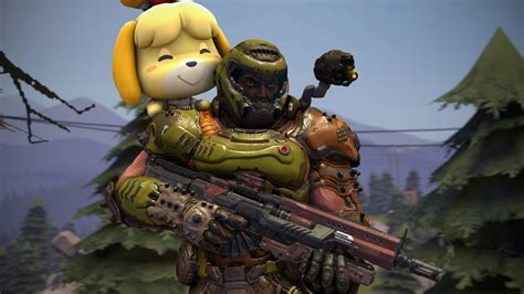 Doom Slayer And Isabelle By Theblackwolfxx On Deviantart