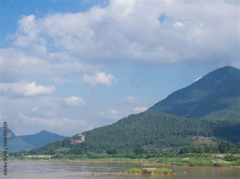 Mekong river, border of Thailand and Laos. Stock Photo | Adobe Stock