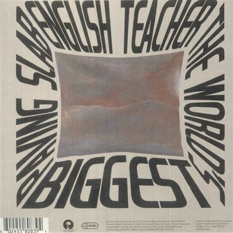 English Teacher The World S Biggest Paving Slab Vinyl At Juno Records