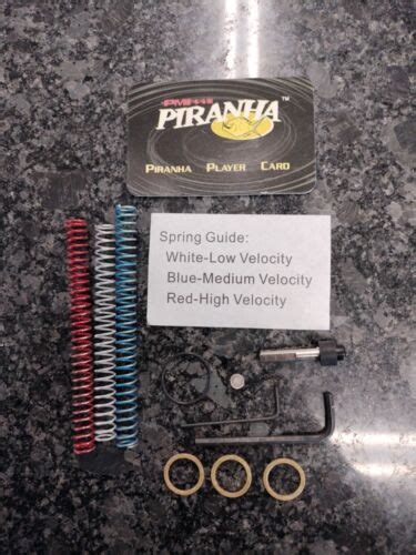 PMI Piranha Deluxe Parts Kit For Piranha Paintball