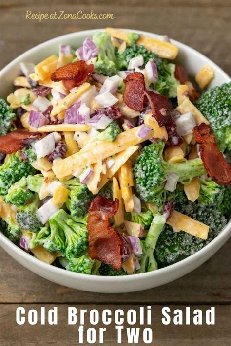 This Delicious Cold Broccoli Salad With Bacon Recipe Is A Combination