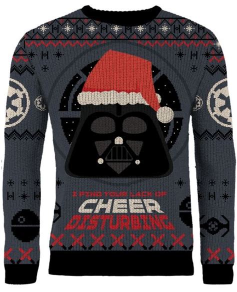 Star Wars I Find Your Lack Of Cheer Disturbing Ugly Christmas Sweater