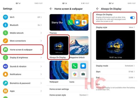 EMUI 11 Tip How To Use The New Always On Display AOD Huawei Central