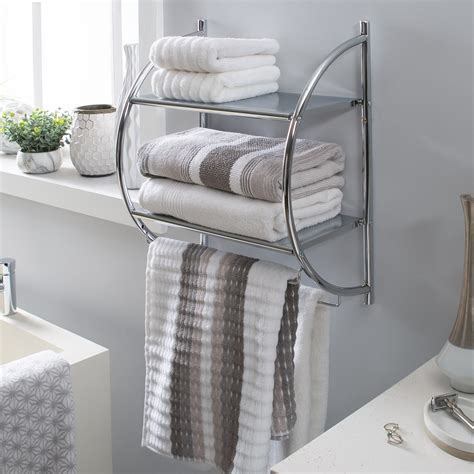 NEU Home 2 Tier Wall Mounted Towel Rack Reviews Wayfair