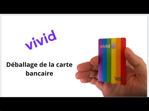 UBOXING déballage de la cartes bancaire Visa débit Vivid money YouTube