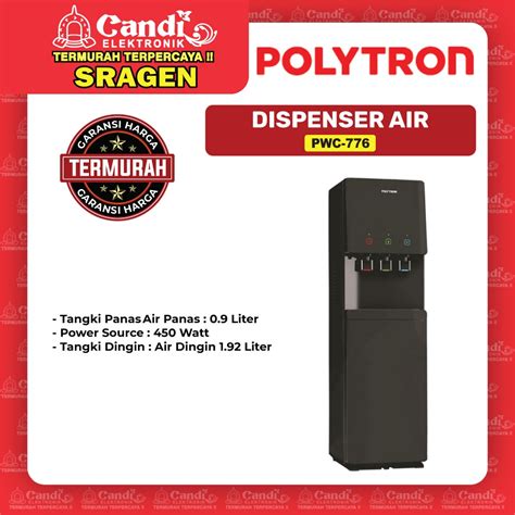 Jual Polytron Dispenser Galon Bawah Pwc 776 Shopee Indonesia