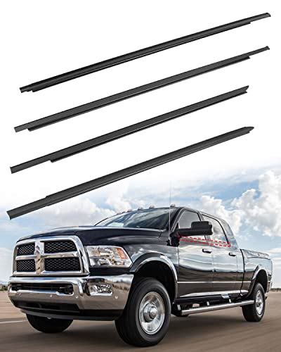 Weatherstrip Window Moulding Trim Seal Belt Fit For Dodge Ram 1500 2500