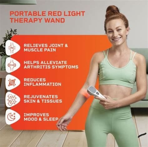 Lifepro Wellness Recovery Biolux Red Light Therapy Wand Ebay