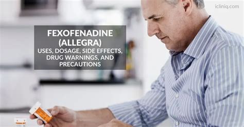 Fexofenadine Allegra Uses Dosage Side Effects Drug Warnings