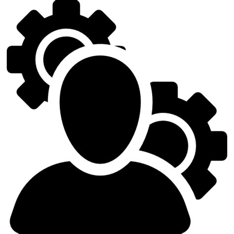admin  cogwheels basic rounded filled icon