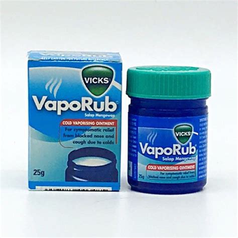 Vicks Vaporub Nose Block Relief 25g Shopee Malaysia