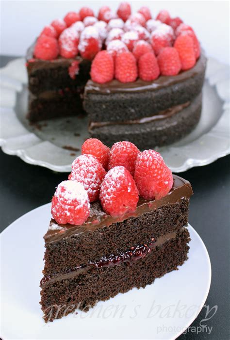 Chocolate Cake With Raspberry Filling Recipe Raspberry