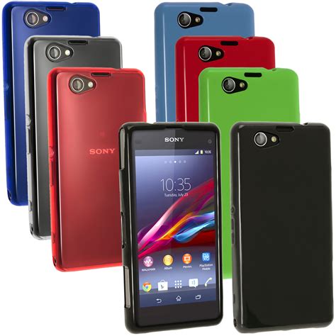 Igadgitz Glossy Tpu Skin Case Cover For Sony Xperia Z Compact D