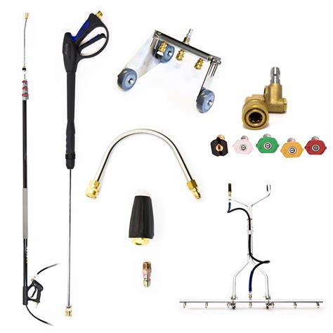 Pressure Washer Kit Accessory Tool Pack Turbo Lance Water Broom Nozzles And More Ebay