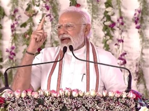 Prime Minister Modi Laid Foundation Stone Of Two Hydroelectric Projects