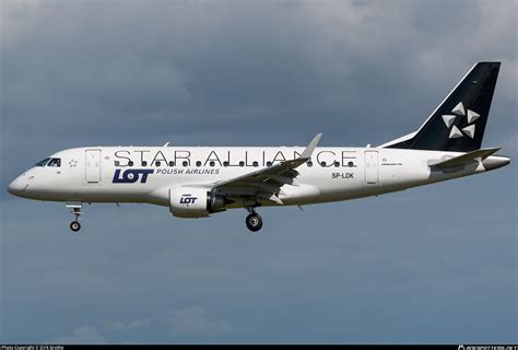 SP LDK LOT Polish Airlines Embraer ERJ 170STD ERJ 170 100 Photo By