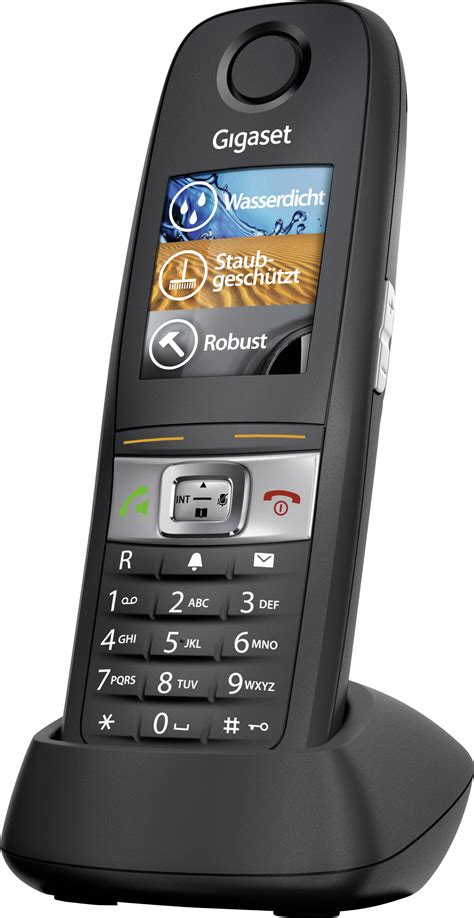 Gigaset E Hx Dect Handset Black Conrad