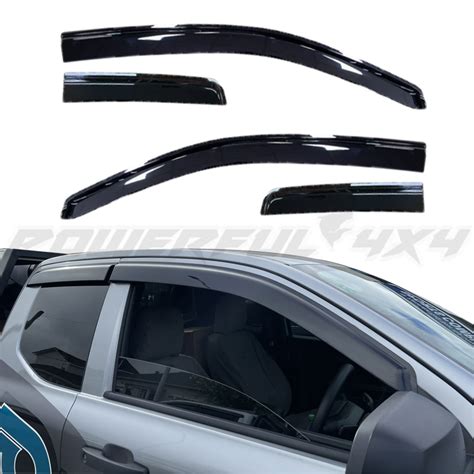 Powerful Door Visors For Ford Ranger Super Cab Next Gen 2022 Current