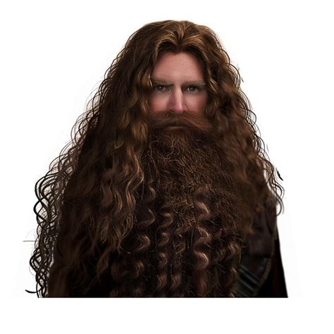 Amazon Esaleely Brown Wizard Wig And Beard Long Beard And Wig