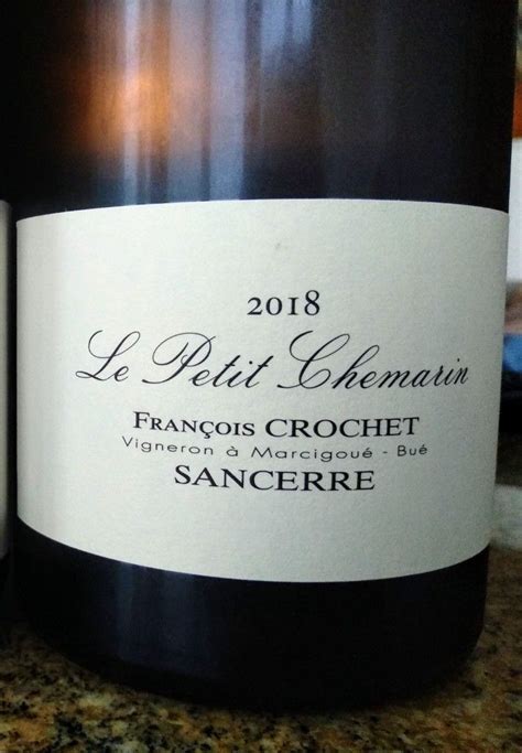 2020 François Crochet Sancerre Le Petit Chemarin France Loire Valley