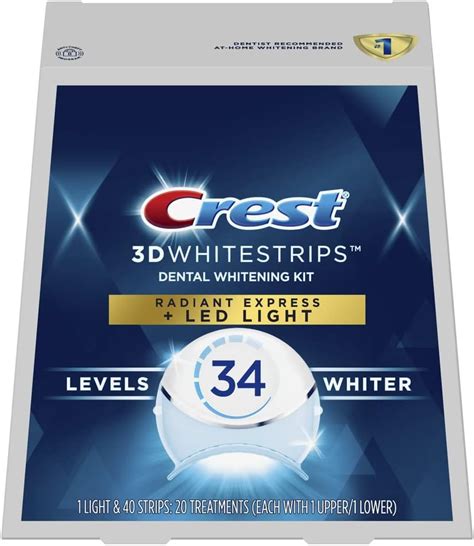 Crest D Whitestrips Radiant Express Plus Light Crest With Led