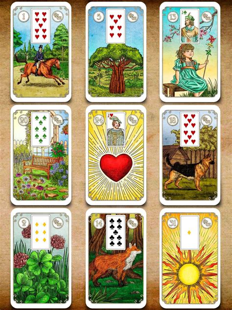 Leitura De Cartas De Baralho Cigano Lenormand