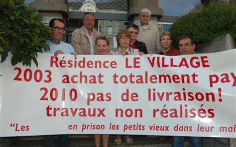 Le Village Des copropriétaires manifestent à Saint Brieuc Le Télégramme